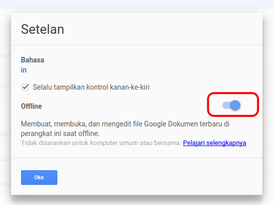 androbuntu - cara menggunakan google docs offline