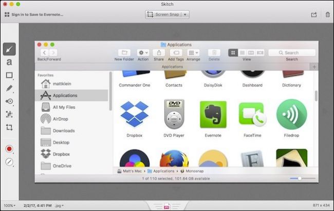 5 Aplikasi Screenshot Terbaik Di MacOS - skitch