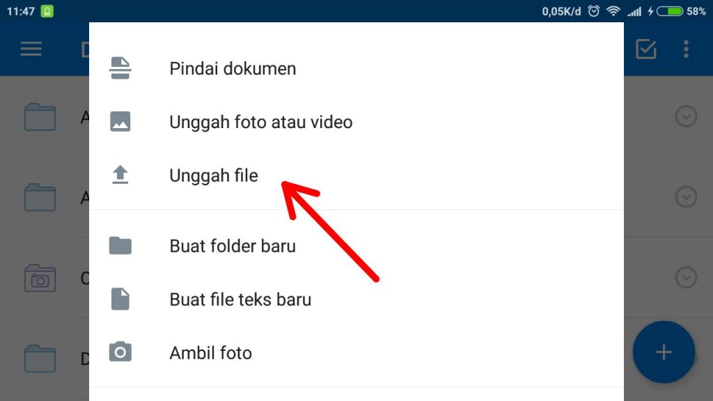 Cara Membuat Link Download File di Dropbox Android