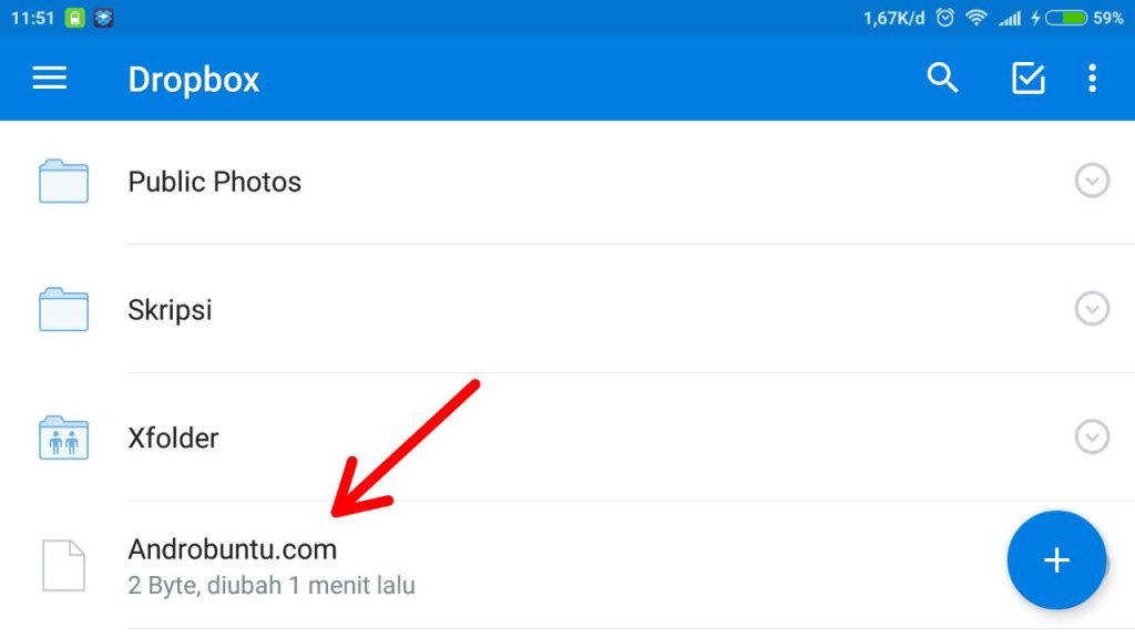 Cara Membuat Link Download File di Dropbox Android