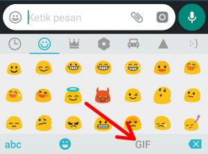 Cara Mengirim Gambar Gif Di Android Dari SwiftKey Keybord