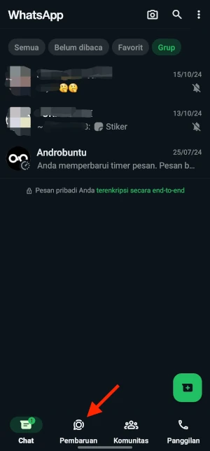 Cara Membuat Status Warna WhatsApp 1