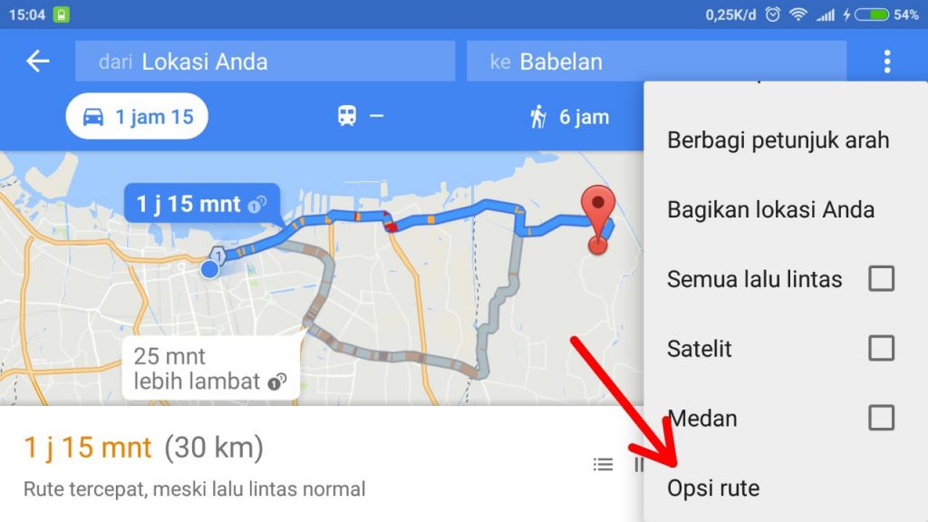 Cara Menghindari Jalan Tol Di Google Maps