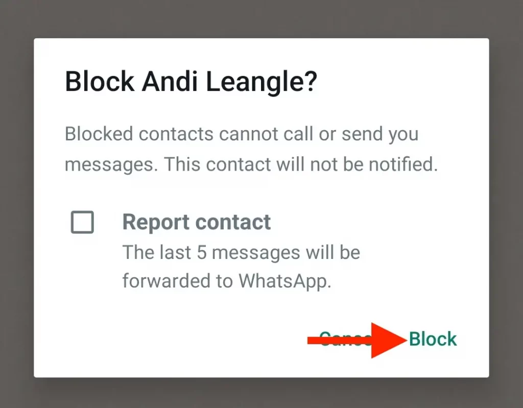 Cara Blokir Orang WhatsApp 4