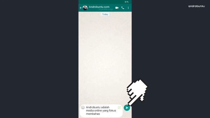 Cara Membuat Obrolan Palsu WhatsApp by Androbuntu 4