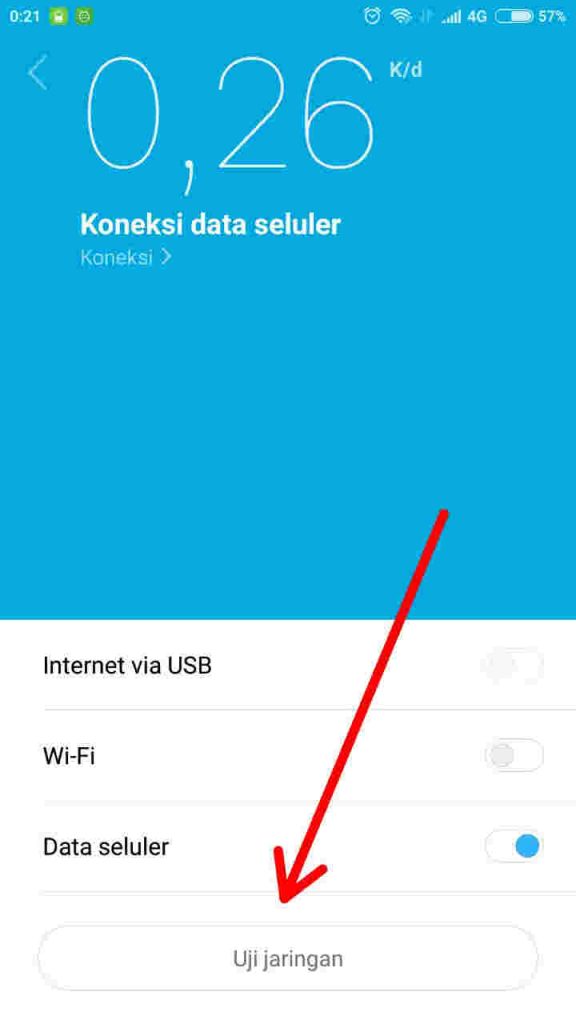 Cara Menguji Kecepatan Koneksi Internet Di Smartphone Xiaomi (MIUI 8)