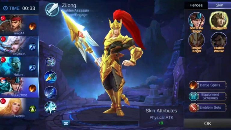 Guide Zilong Mobile Legends