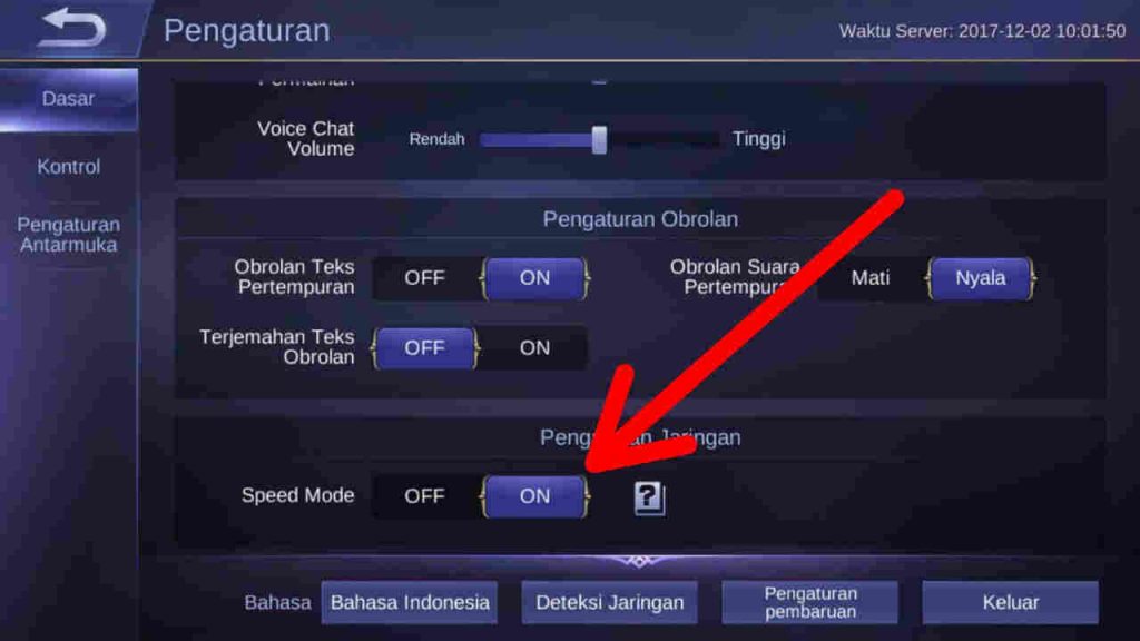 Cara Mengaktifkan Speed Mode Di Mobile Legends (Biar Bebas Lag