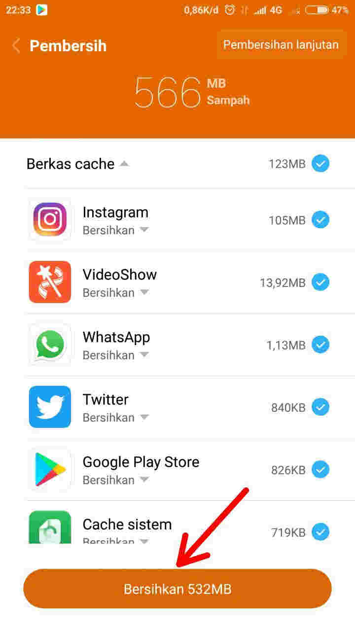 Cara Membersihkan Cache Di Smartphone Xiaomi