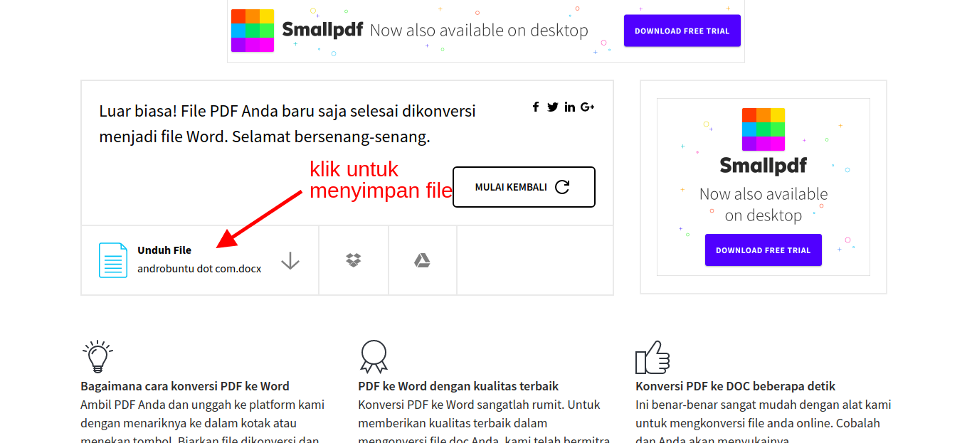 Cara Mengubah PDF Ke Word Dengan Mudah Tanpa Aplikasi