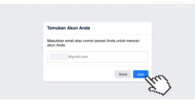Cara Mengembalikan Akun Facebook yang Lupa Password dan Email by Androbuntu 2