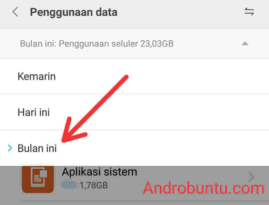 Cara Mengetahui Penggunaan Data Internet Di Smartphone Xiaomi