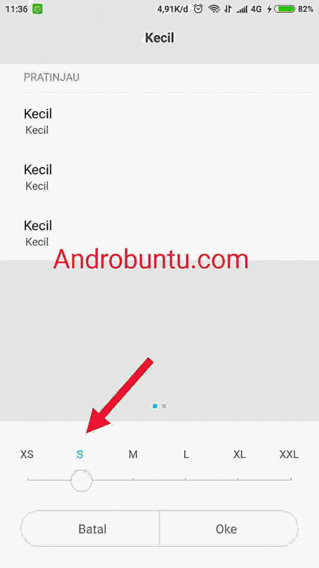 Cara Mengubah Ukuran Font / Teks Di Smartphone Xiaomi