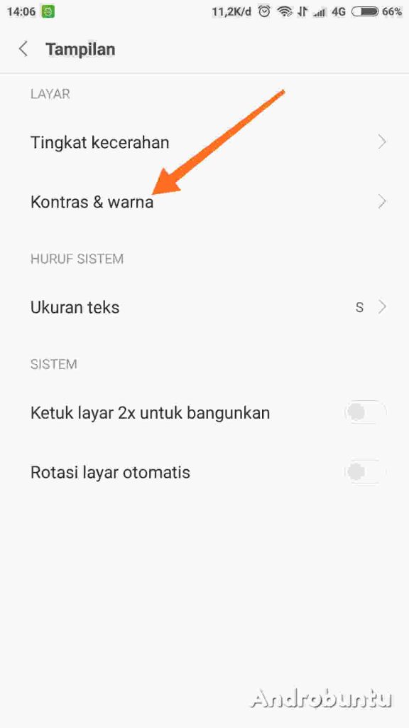 Cara Mengatur Kontras Dan Warna Layar Smartphone Xiaomi