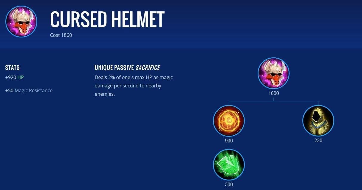 Cursed Helmet Mobile Legends
