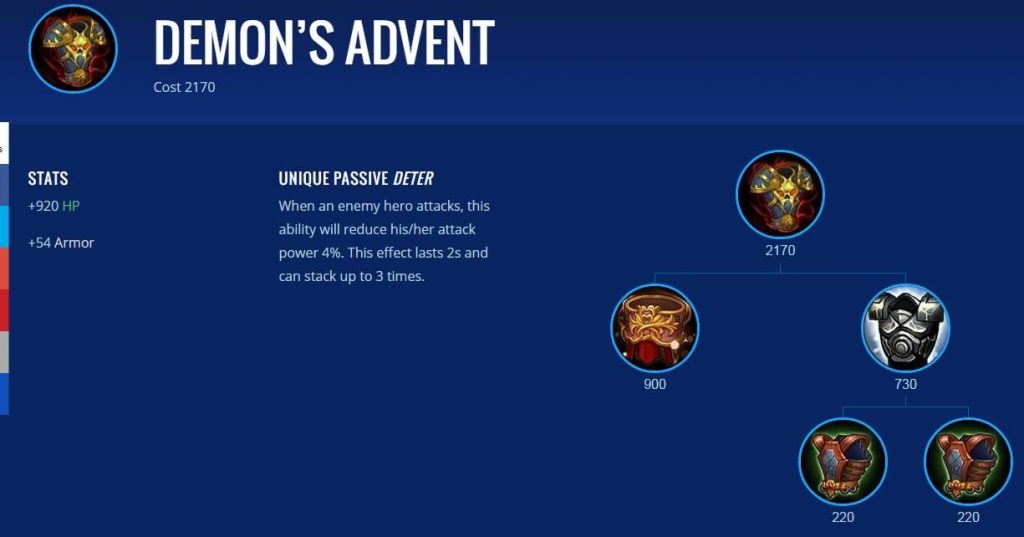 Demon's Advent Mobile Legends