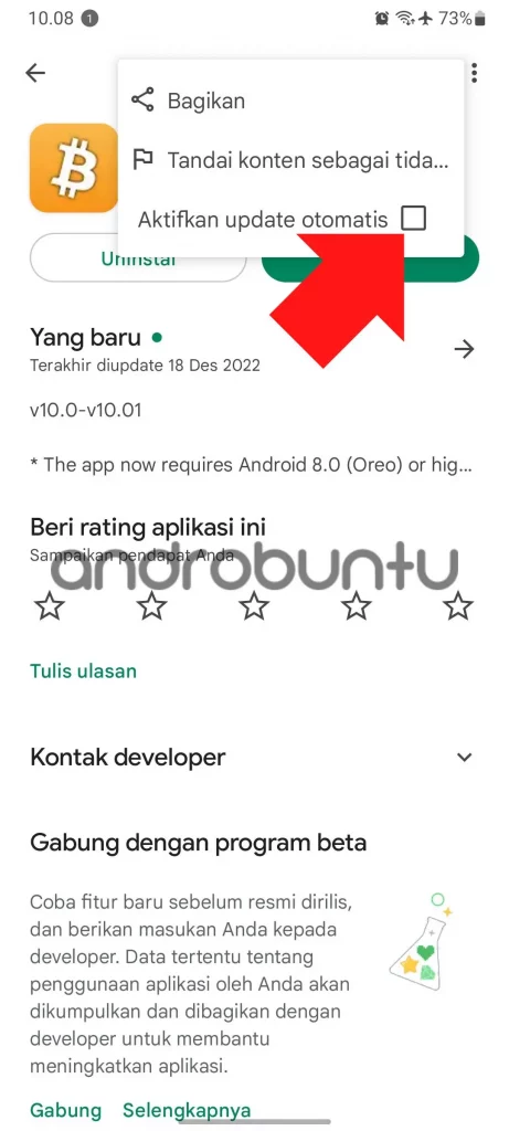 Cara Mengaktifkan Update Otomatis untuk Setiap Aplikasi Berbeda di Google Play Store by Androbuntu 3