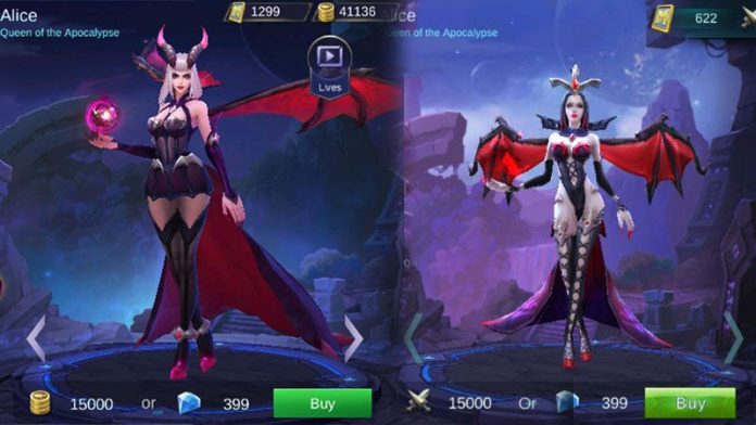 Evolusi Tampilan 5 Hero Mobile Legends Alice