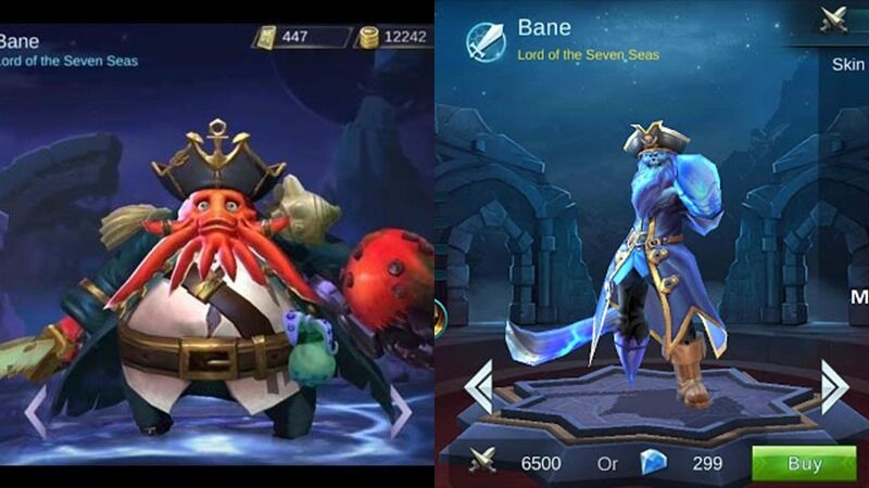 Evolusi Tampilan 5 Hero Mobile Legends Bane