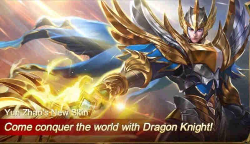 skin dragon knight zilong mobile legends