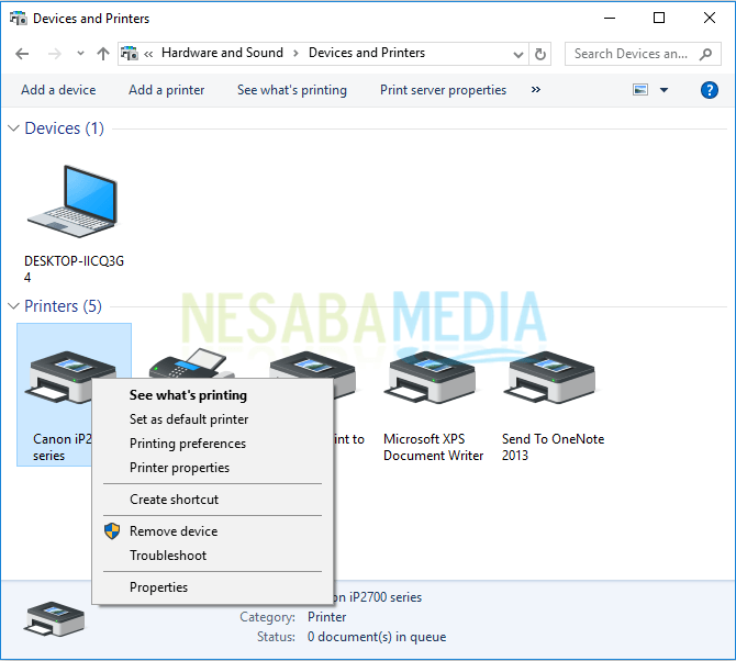 Cara Sharing Printer Di Windows