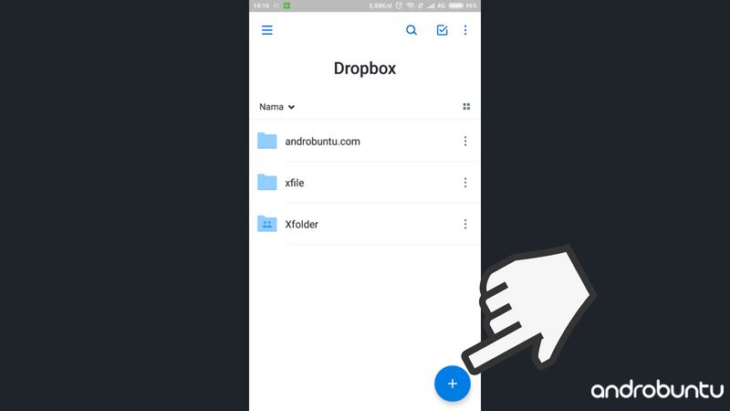 Cara Upload File Ke Dropbox Melalui Aplikasi