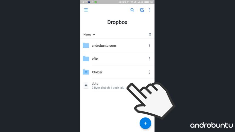 Cara Upload File Ke Dropbox Melalui Aplikasi
