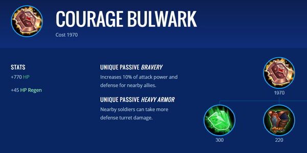 courage bulwark mobile legends