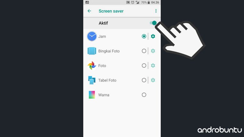 Cara Mengaktifkan Screen Saver Di Android