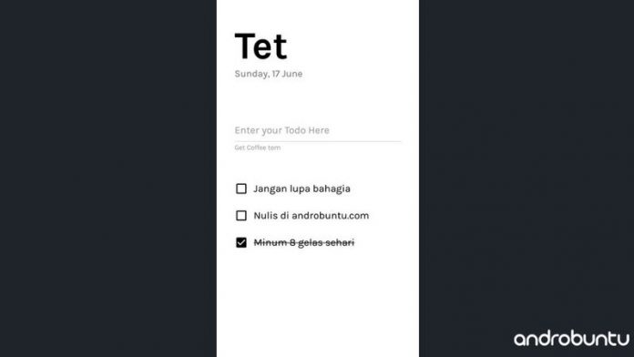Tet: Aplikasi To-Do List Paling Simpel Untuk Android Tet: Aplikasi To-Do List Paling Simpel Untuk Android