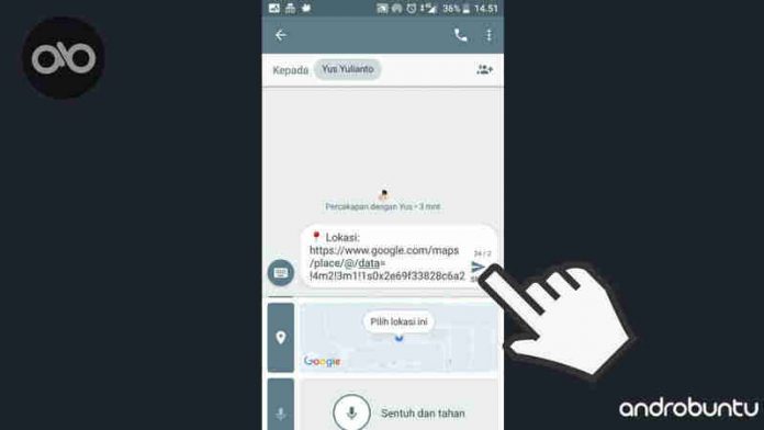 Cara Berbagi Lokasi Menggunakan SMS Di Android 4 Cara Berbagi Lokasi Menggunakan SMS Di Android