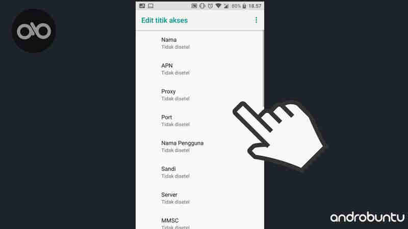 Cara Setting APN Internet Tri Di Android