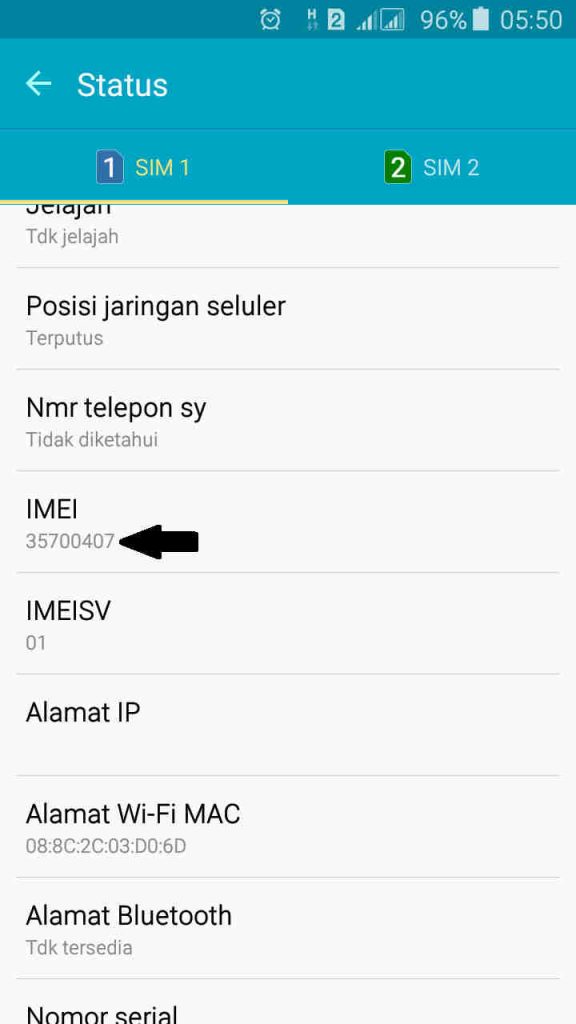 Cara Cek IMEI HP Samsung