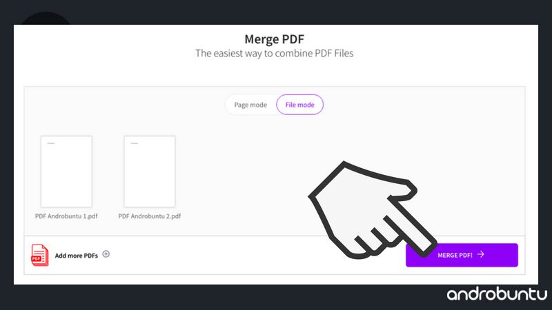 cara menggabungkan file pdf per halaman online
