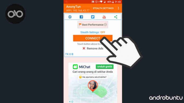 Cara Menggunakan Anonytun 1 Cara Menggunakan Anonytun Di Android