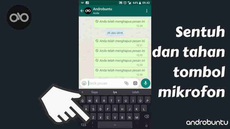 Cara Mengirim Pesan Di WhatsApp Tanpa Mengetik Keyboard
