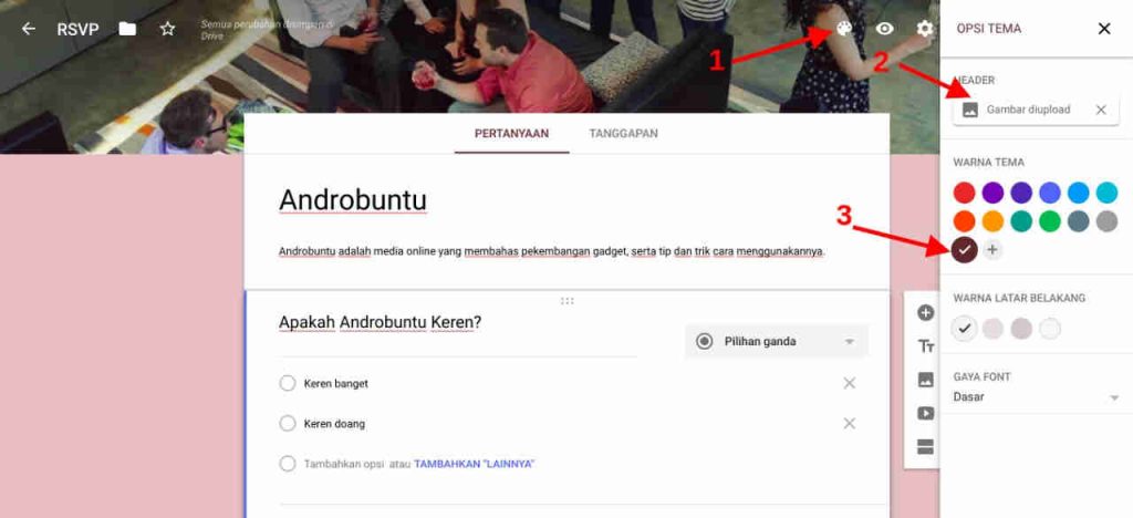 Cara Membuat Google Form Yang Menarik Dilengkapi Gambar