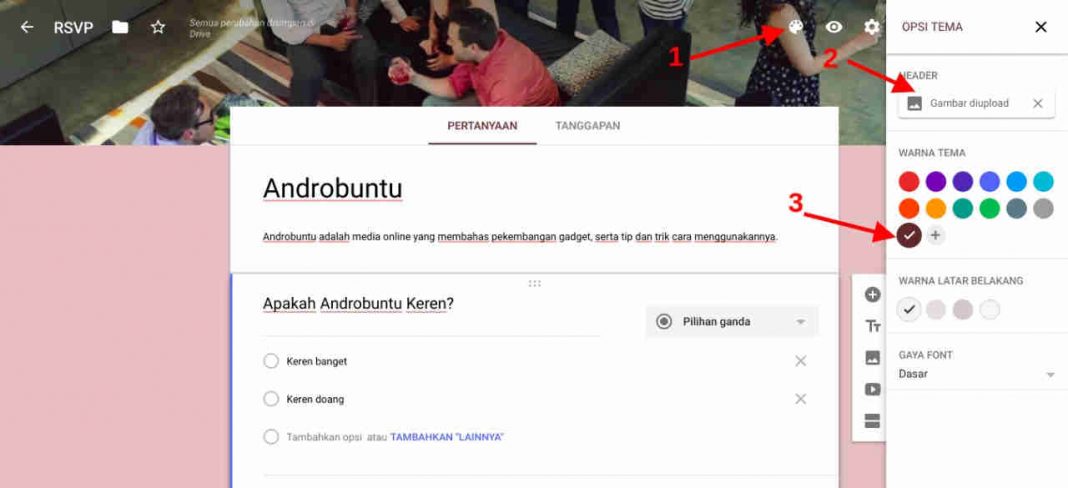 Cara Membuat Google Forms Yang Menarik (Dilengkapi Gambar)