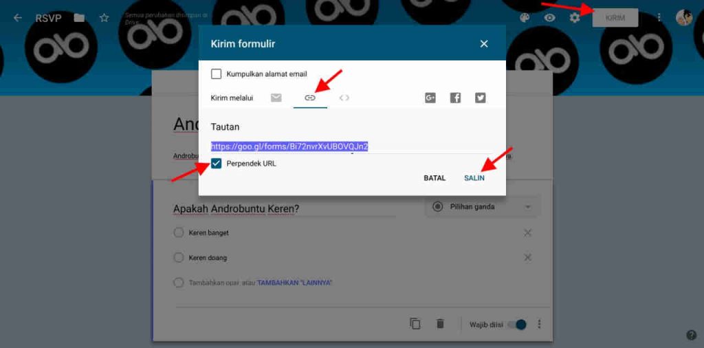 Cara Membuat Google Form Yang Menarik Dilengkapi Gambar