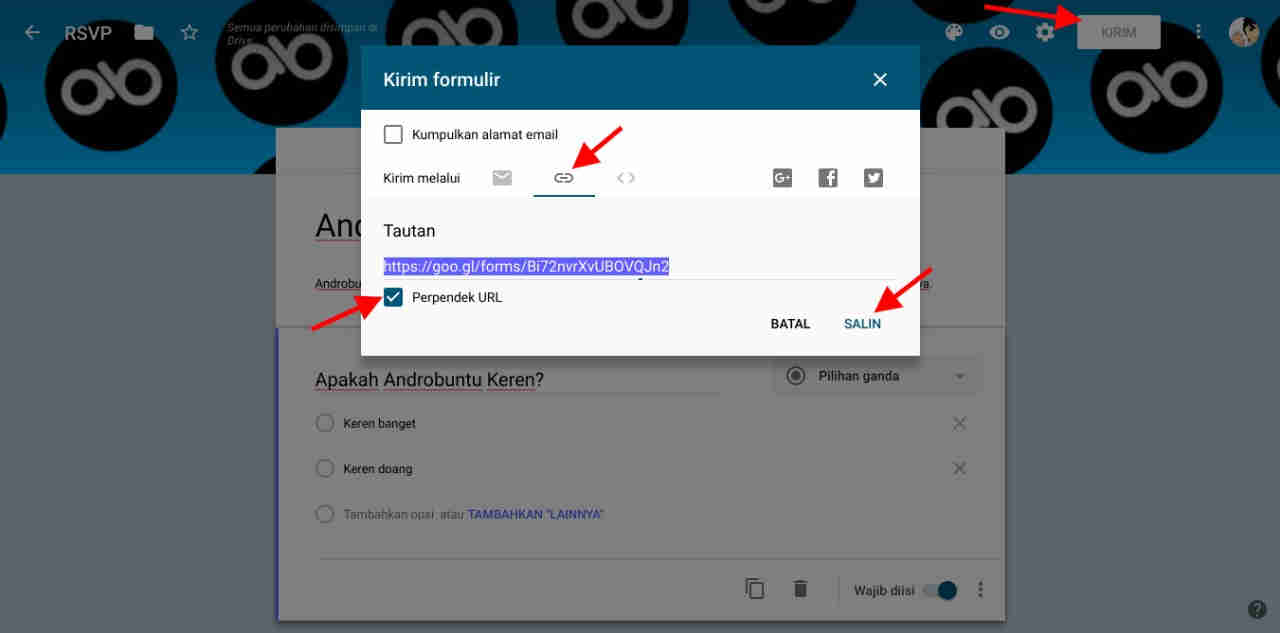 Cara Membuat Angket Dengan Google Form
