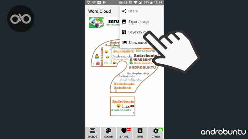 Cara Membuat Tipografi Word Cloud Di Android