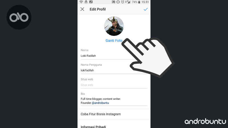Cara Ganti Foto Profil Instagram Dengan Mudah