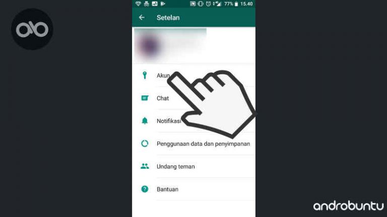 Cara Menyembunyikan Foto Profil WhatsApp Androbuntu
