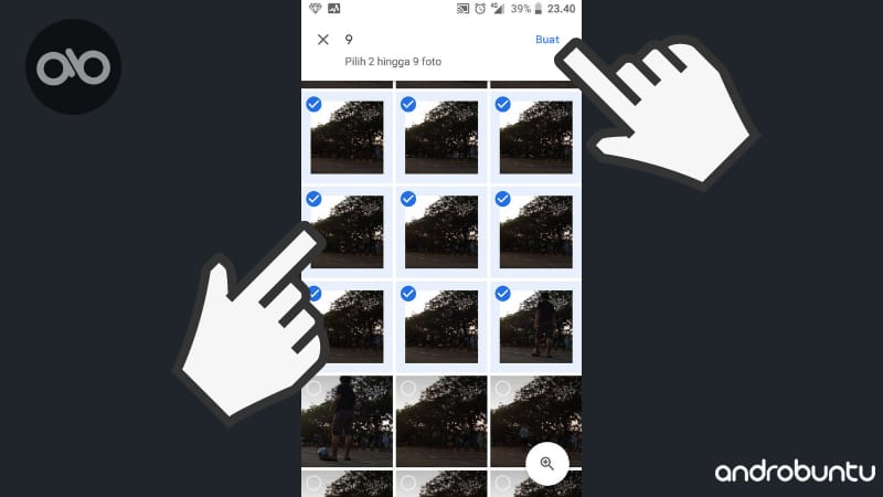 Cara Membuat Foto Kolase Di Android Menggunakan Google Photos by Androbuntu