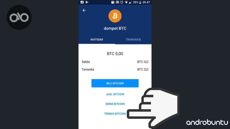 cara melihat wallet address bitcoin