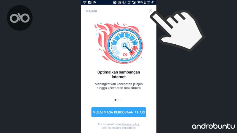 cara menggunakan hotspot vpn shield grati