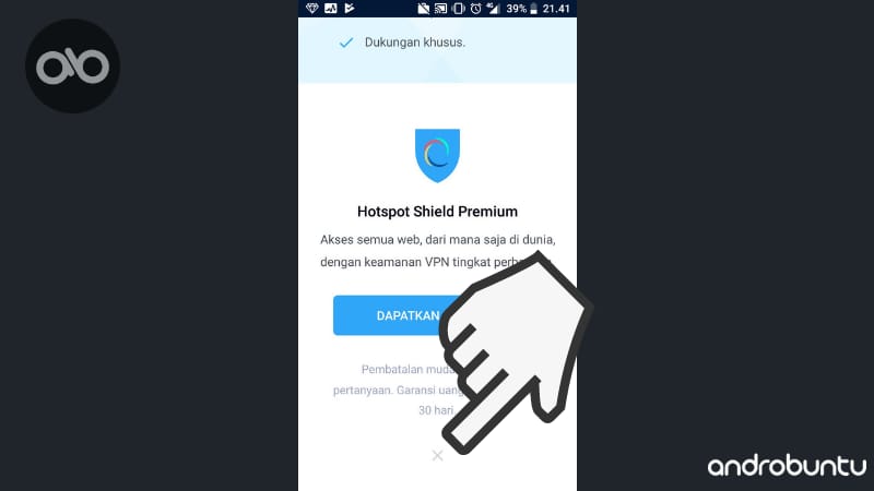 Cara Menggunakan Hotspot Shield Di Android by Androbuntu