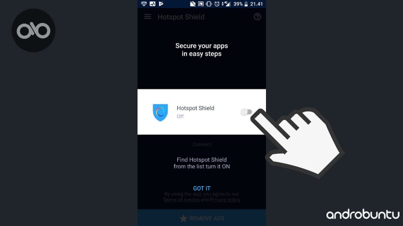 Cara Menggunakan Hotspot Shield Di Android by Androbuntu