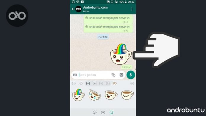 Cara Menggunakan Stiker Di WhatsApp