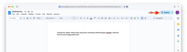 Cara Mengundang Orang di Google Docs 1